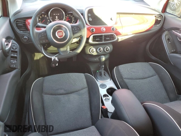 2018 FIAT 500X Pop with VIN ZFBCFXAB4JP710924, listed as a Copart auction lot 86012114 with 75,937 mi miles and Salvage title. Bid and sale history available at DreamBid. Image 8.