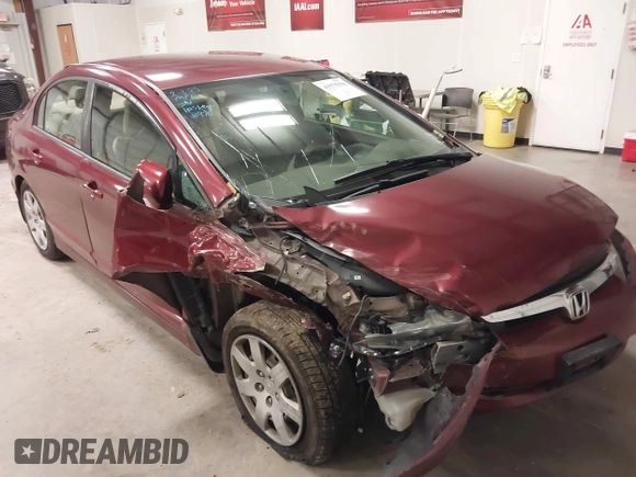2008 Honda Civic LX with VIN 1HGFA165X8L071637, listed as a IAAI auction lot 41579354 with 239,735 mi miles and . Bid and sale history available at DreamBid. Image 12.