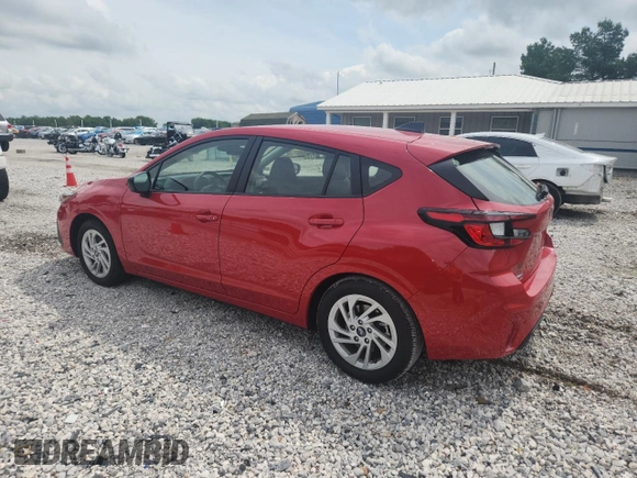 2024 Subaru Impreza with VIN JF1GUABC4R8852212, listed as a Copart auction lot 59700495 with 6,477 mi miles and Salvage title. Bid and sale history available at DreamBid. Image 2.