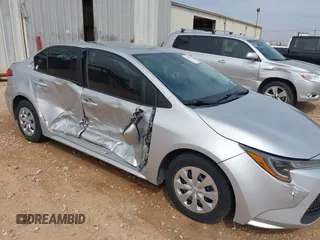 2020 Toyota Corolla L with VIN 5YFDPRAE3LP004632, listed as a IAAI auction lot 41741124 with 46,887 mi miles. Bid and sale history available at carsss.com. Image 6.