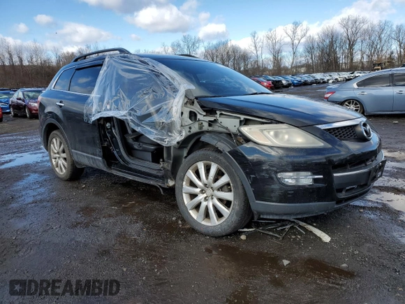 2009 Mazda CX-9 Touring with VIN JM3TB38V090175829, listed as a Copart auction lot 43685705 with 191,225 mi miles and Salvage Title. Bid and sale history available at carsss.com. Image 4.