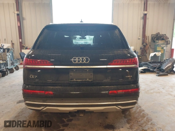 2023 Audi Q7 Premium with VIN WA1AXBF73PD000720, listed as a IAAI auction lot 42335398 with 26,736 mi miles and . Bid and sale history available at DreamBid. Image 17.