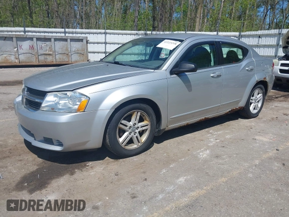 2008 Dodge Avenger SXT with VIN 1B3LC56K08N660467, listed as a IAAI auction lot 42223218 with 125,281 mi miles and . Bid and sale history available at DreamBid. Image 2.
