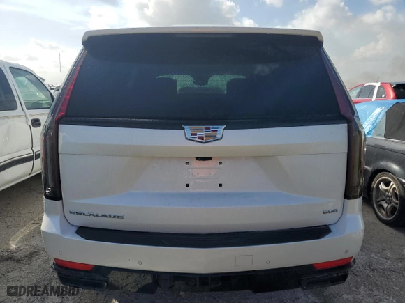 2024 Cadillac Escalade 4WD Sport Platinum with VIN 1GYS4GKL8RR160286, listed as a Copart auction lot 74904504 with 3,644 mi miles and Salvage Title. Bid and sale history available at carsss.com. Image 6.
