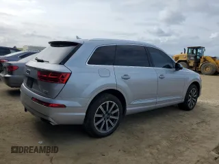 2017 Audi Q7 Premium Plus with VIN WA1LAAF78HD024906, listed as a Copart auction lot 50955025 with 124,894 mi miles and Salvage title. Bid and sale history available at DreamBid. Image 3.