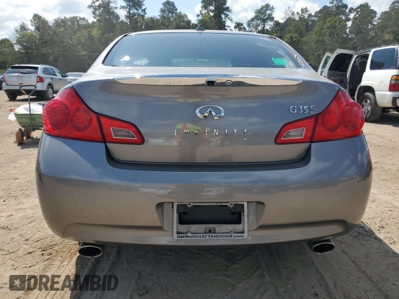2007 Infiniti G35 Journey with VIN JNKBV61E57M700346, listed as a Copart auction lot 72157424 with 168,119 mi miles and Salvage Title. Bid and sale history available at DreamBid. Image 6.