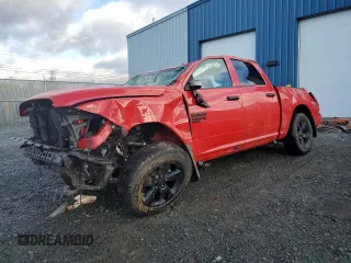 2023 Ram 1500 Express z VIN 3C6RR7KG9PG599302, wystawiony jako Copart lot #75492164 z przebiegiem Nie podano mil oraz Czysty tytuł • Clean title. Historia ofert i sprzedaży dostępna na DreamBid. Obrazek 1.