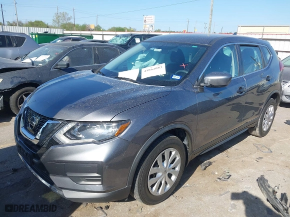 2017 Nissan Rogue S with VIN KNMAT2MTXHP606680, listed as a IAAI auction lot 41862083 with 35,988 mi miles. Bid and sale history available at carsss.com. Image 17.