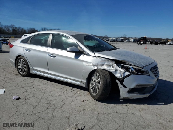 2016 Hyundai Sonata 2.4L Sport with VIN 5NPE34AF2GH428964, listed as a Copart auction lot 46876405 with 125,448 mi miles and Salvage Title. Bid and sale history available at carsss.com. Image 4.