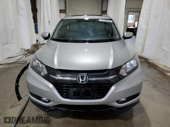 2016 Honda HR-V EX-L w/Navi with VIN 3CZRU6H72GM727688, listed as a Copart auction lot 71735464 with 67,377 mi miles and Salvage Title. Bid and sale history available at carsss.com. Image 5.