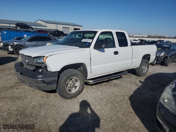2004 Chevrolet Silverado 1500 LS with VIN 1GCEK19V54E164485, listed as a Copart auction lot 44144615 with 0 mi miles and Salvage Title. Bid and sale history available at carsss.com. Image 1.