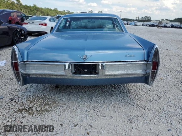 1967 Cadillac DeVille z VIN L7112679, wystawiony jako Copart lot #67846944 z przebiegiem Nie podano mil oraz Szkoda całkowita • Salvage title. Historia ofert i sprzedaży dostępna na DreamBid. Obrazek 6.