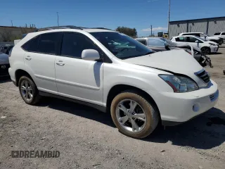 2006 Lexus RX 400h with VIN JTJHW31U960022993, listed as a Copart auction lot 54889095 with 176,966 mi miles and Salvage title. Bid and sale history available at DreamBid. Image 4.
