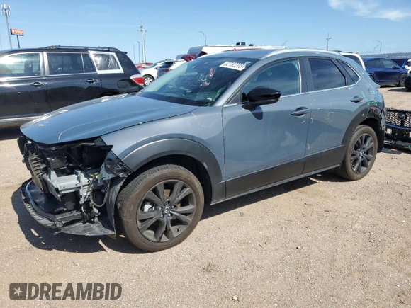 2023 Mazda CX-30 S Preferred with VIN 3MVDMBCM7PM531380, listed as a Copart auction lot 62732205 with Not provided miles and Salvage title. Bid and sale history available at DreamBid. Image 1.