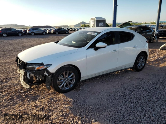 2022 Mazda 3 S with VIN JM1BPAJL3N1507382, listed as a Copart auction lot 60294085 with 28,283 mi miles and Salvage title. Bid and sale history available at DreamBid. Image 1.