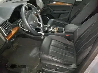 2021 Audi Q5 Premium with VIN WA1G2AFY1M2052740, listed as a Copart auction lot 80265554 with 20,943 mi miles and Clean title. Bid and sale history available at DreamBid. Image 7.