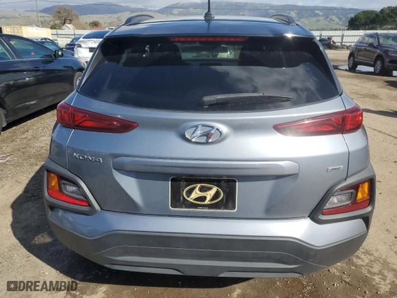 2018 Hyundai Kona SEL with VIN KM8K2CAA7JU121321, listed as a Copart auction lot 45602095 with 54,856 mi miles and Salvage Title. Bid and sale history available at carsss.com. Image 6.