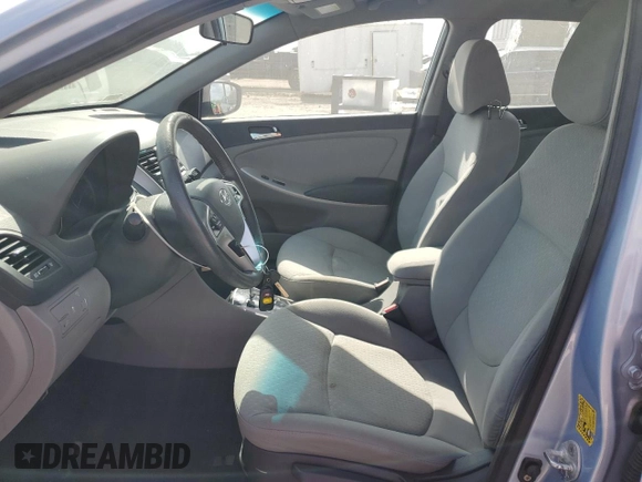 2012 Hyundai Accent SE with VIN KMHCU5AE3CU012287, listed as a Copart auction lot 60224945 with 62,583 mi miles and Salvage title. Bid and sale history available at DreamBid. Image 7.
