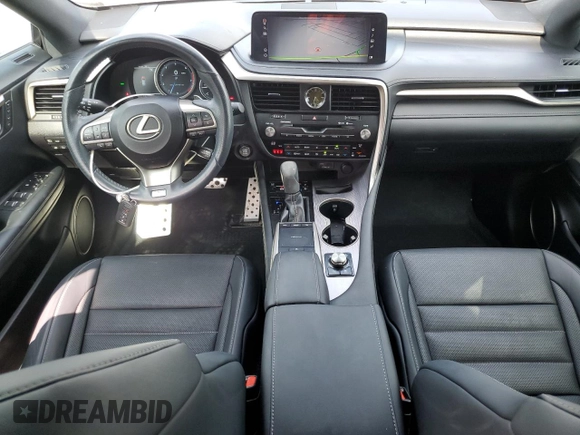 2021 Lexus RX 350 F Sport with VIN 2T2YZMDA6MC292683, listed as a Copart auction lot 56400115 with 39,940 mi miles and Salvage title. Bid and sale history available at DreamBid. Image 8.