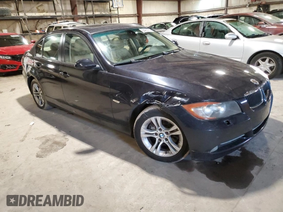 2008 BMW 3 Series 328xi with VIN WBAVC73538KX90243, listed as a Copart auction lot 84650714 with 164,009 mi miles and Salvage Title. Bid and sale history available at carsss.com. Image 4.