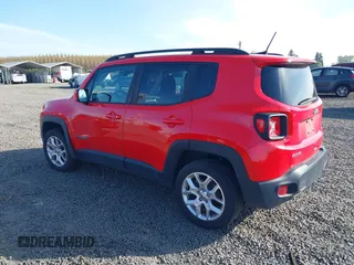 2018 Jeep Renegade Latitude with VIN ZACCJBBB6JPH80554, listed as a IAAI auction lot 42024197 with 69,247 mi miles and . Bid and sale history available at DreamBid. Image 3.