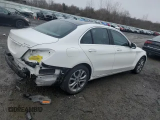 2017 Mercedes-Benz C 300 with VIN 55SWF4KB0HU188268, listed as a Copart auction lot 51310845 with 126,739 mi miles and Salvage Title. Bid and sale history available at DreamBid. Image 3.