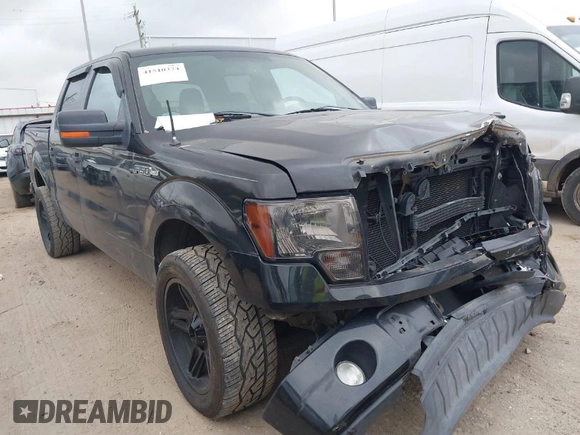 2012 Ford F-150 XL with VIN 1FTEW1CM6CFC76175, listed as a IAAI auction lot 41510374 with 100,957 mi miles. Bid and sale history available at carsss.com. Image 1.