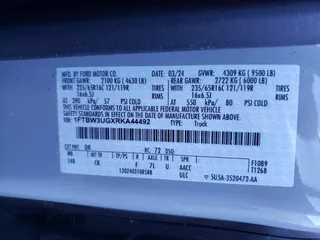 2024 Ford Transit with VIN 1FTBW3UGXRKA44492, listed as a Copart auction lot 42165685 with 5,879 mi miles and Salvage Title. Bid and sale history available at DreamBid. Image 14.