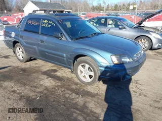 2005 Subaru Baja Special Sports с VIN 4S4BT62C257105983, выставлен на аукционе IAAI как лот 41436522 с пробегом 277 748 миль миль и . История ставок и продаж доступна на DreamBid. Изображение 1.