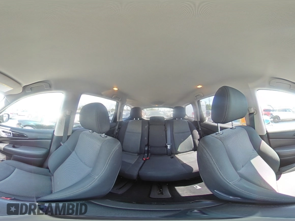 2018 Nissan Pathfinder SV with VIN 5N1DR2MNXJC659370, listed as a Copart auction lot 58705185 with 129,137 mi miles and Salvage title. Bid and sale history available at DreamBid. Image 16.