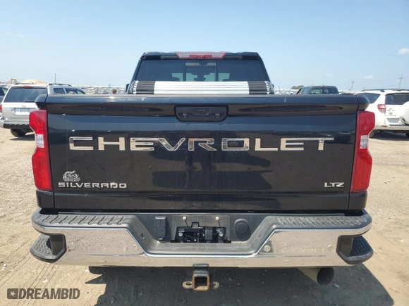 2022 Chevrolet Silverado 2500HD LTZ with VIN 1GC4YPEY8NF145437, listed as a Copart auction lot 61503804 with 35,533 mi miles and Salvage Title. Bid and sale history available at carsss.com. Image 6.