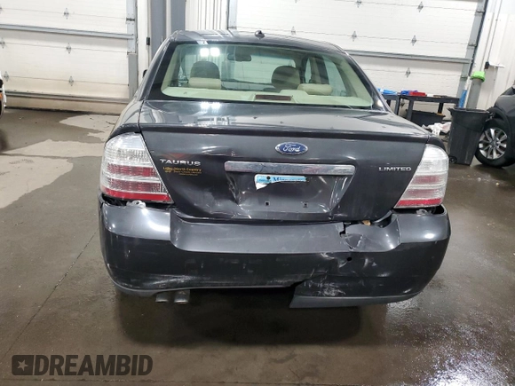 2008 Ford Taurus Limited with VIN 1FAHP25W38G159742, listed as a Copart auction lot 84382114 with 167,233 mi miles and Salvage Title. Bid and sale history available at carsss.com. Image 6.