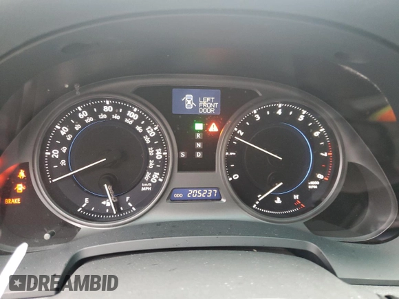 2009 Lexus IS 250 with VIN JTHBK262695100819, listed as a Copart auction lot 50980215 with 205,237 mi miles and Salvage Title. Bid and sale history available at DreamBid. Image 9.