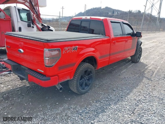 2013 Ford F-150 XL with VIN 1FTFW1ET0DFC18220, listed as a IAAI auction lot 41839080 with 124,056 mi miles. Bid and sale history available at carsss.com. Image 4.