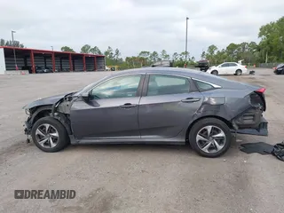 2019 Honda Civic Sedan LX with VIN 19XFC2F66KE024399, listed as a IAAI auction lot 42023498 with 50,173 mi miles. Bid and sale history available at carsss.com. Image 14.