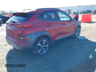 2018 Hyundai Kona Ultimate with VIN KM8K5CA55JU093643, listed as a IAAI auction lot 41833149 with 151,804 mi miles. Bid and sale history available at carsss.com. Image 4.