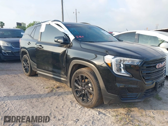 2024 GMC Terrain SLE with VIN 3GKALMEG5RL184283, listed as a IAAI auction lot 41921401 with 21,934 mi miles and . Bid and sale history available at DreamBid. Image 1.