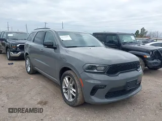2023 Dodge Durango GT Plus with VIN 1C4RDHDG3PC601932, listed as a IAAI auction lot 41238697 with 56,294 mi miles and . Bid and sale history available at DreamBid. Image 1.