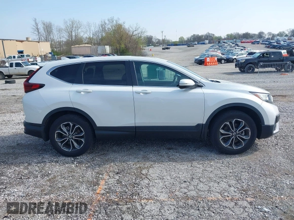 2020 Honda CR-V EX with VIN 2HKRW2H58LH680318, listed as a IAAI auction lot 41918024 with 23,380 mi miles. Bid and sale history available at carsss.com. Image 13.