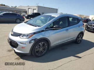 2017 Chevrolet Bolt EV Premier with VIN 1G1FX6S0XH4138566, listed as a Copart auction lot 52361315 with 121,786 mi miles and Salvage Title. Bid and sale history available at carsss.com. Image 1.