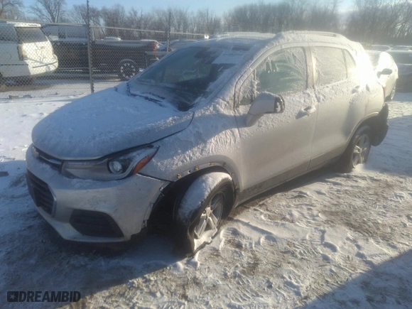 2020 Chevrolet Trax LT with VIN KL7CJPSB4LB319599, listed as a IAAI auction lot 41402564 with 115,540 mi miles. Bid and sale history available at carsss.com. Image 18.