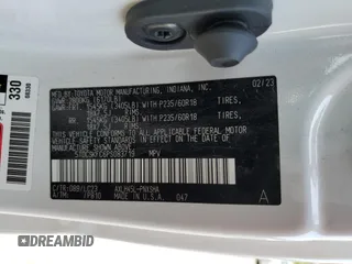 2023 Toyota Sienna XSE 25th Anniversary with VIN 5TDCSKFC6PS083719, listed as a Copart auction lot 71627604 with 71,367 mi miles and Salvage title. Bid and sale history available at DreamBid. Image 14.