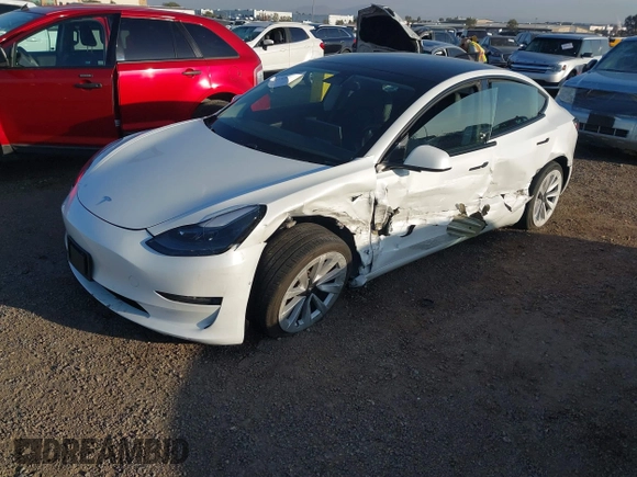 2021 Tesla Model 3 Long Range z VIN 5YJ3E1EB0MF936609, wystawiony jako IAAI lot #41599411 z przebiegiem 55 993 mil mil oraz . Historia ofert i sprzedaży dostępna na DreamBid. Obrazek 19.