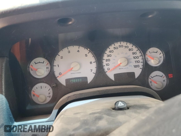 2004 Dodge 1500 SLT with VIN 1D7HA18N74S566064, listed as a Copart auction lot 55362345 with 198,833 mi miles and Clean Title. Bid and sale history available at DreamBid. Image 9.
