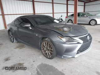 2015 Lexus RC 350 F Sport z VIN JTHHE5BC5F5004905, wystawiony jako IAAI lot #42646064 z przebiegiem Nie podano mil oraz . Historia ofert i sprzedaży dostępna na DreamBid. Obrazek 1.