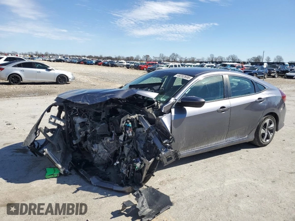 2020 Honda Civic LX z VIN 2HGFC2F63LH538928, wystawiony jako Copart lot #48202695 z przebiegiem 46 390 mil mil oraz Szkoda całkowita • Salvage title. Historia ofert i sprzedaży dostępna na DreamBid. Obrazek 1.