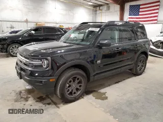 2024 Ford Bronco Sport Big Bend с VIN 3FMCR9B61RRF67786, выставлен на аукционе Copart как лот 56502865 с пробегом 6 153 миль миль и Списание • Salvage title. История ставок и продаж доступна на DreamBid. Изображение 1.