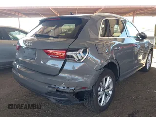 2023 Audi Q3 S line Premium Plus with VIN WA1EECF37P1021050, listed as a IAAI auction lot 41670780 with 23,738 mi miles. Bid and sale history available at carsss.com. Image 4.