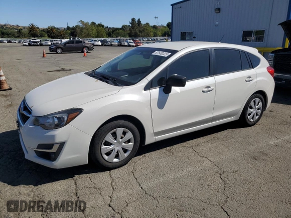 2015 Subaru Impreza 2.0i z VIN JF1GPAA64FH207512, wystawiony jako Copart lot #57500325 z przebiegiem 167 038 mil mil oraz Szkoda całkowita • Salvage title. Historia ofert i sprzedaży dostępna na DreamBid. Obrazek 1.