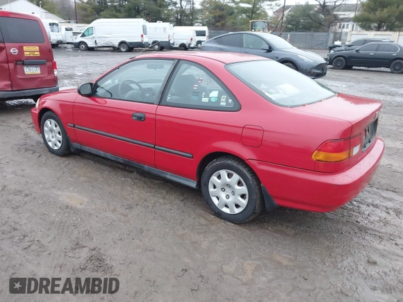 1998 Honda Civic DX with VIN 1HGEJ622XWL045346, listed as a IAAI auction lot 41111294 with 73,212 mi miles. Bid and sale history available at carsss.com. Image 3.